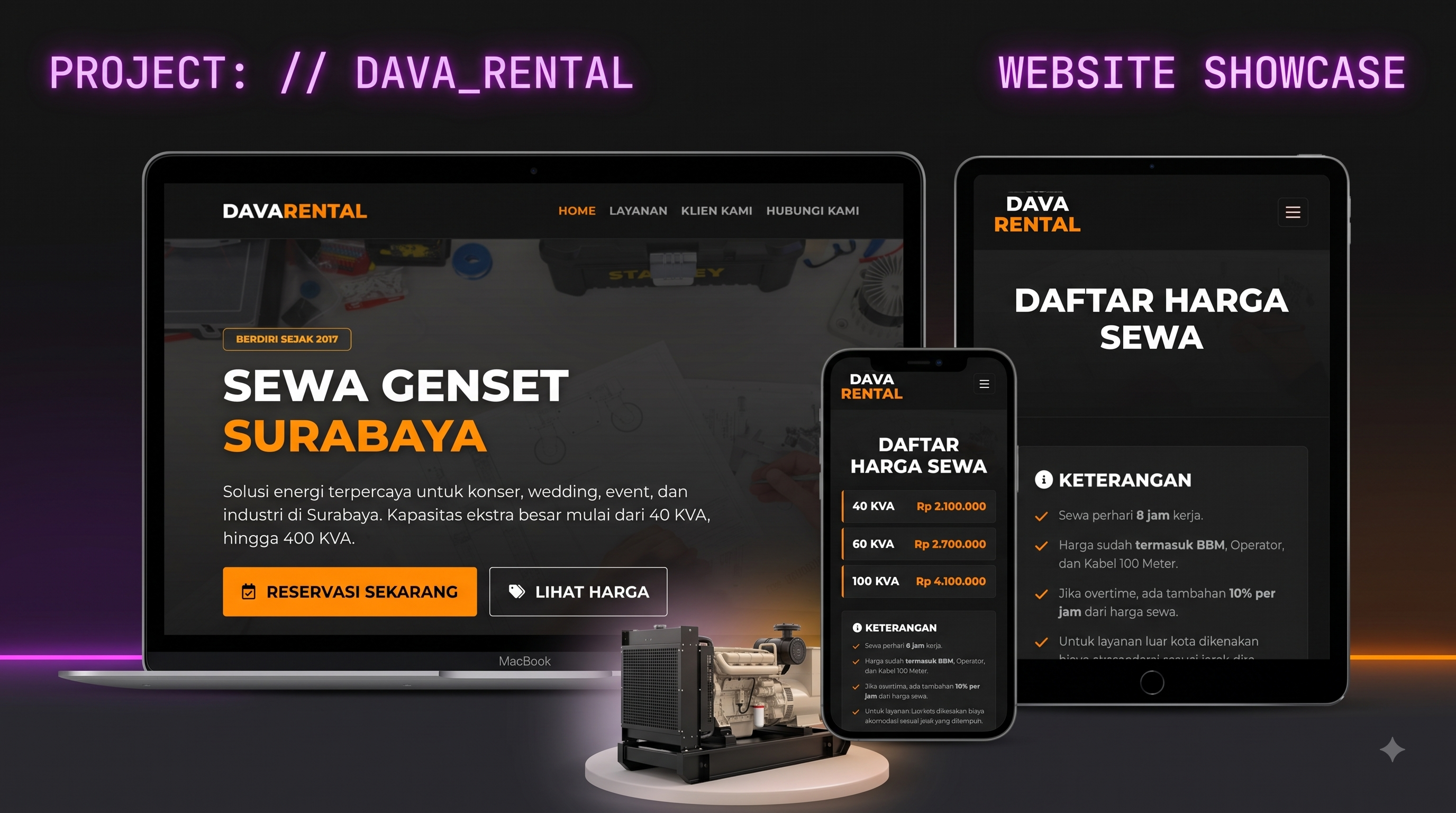 Website Davarental