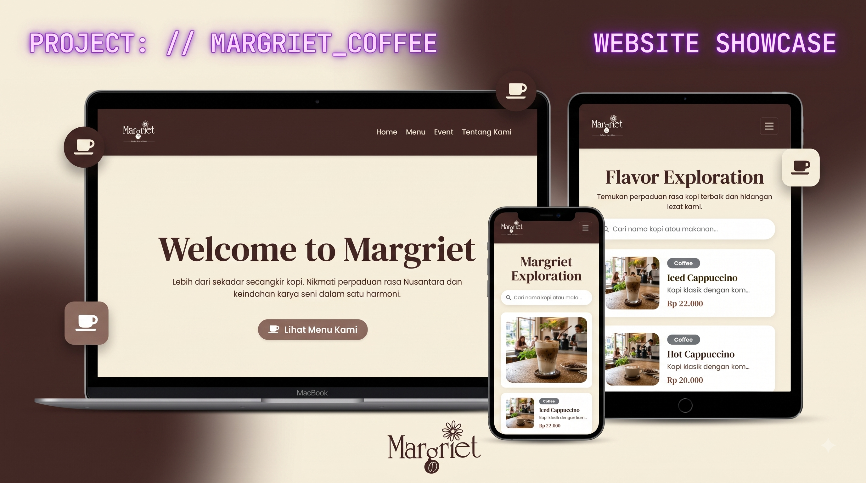 Website Margrietcoffee
